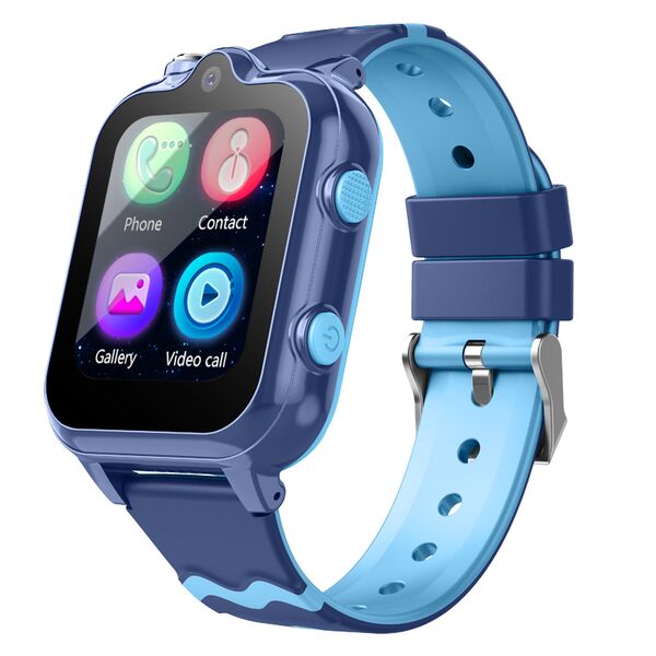 Ceas smartwatch GPS copii Wonlex KT18 PRO, Albastru, Culoare: Albastru