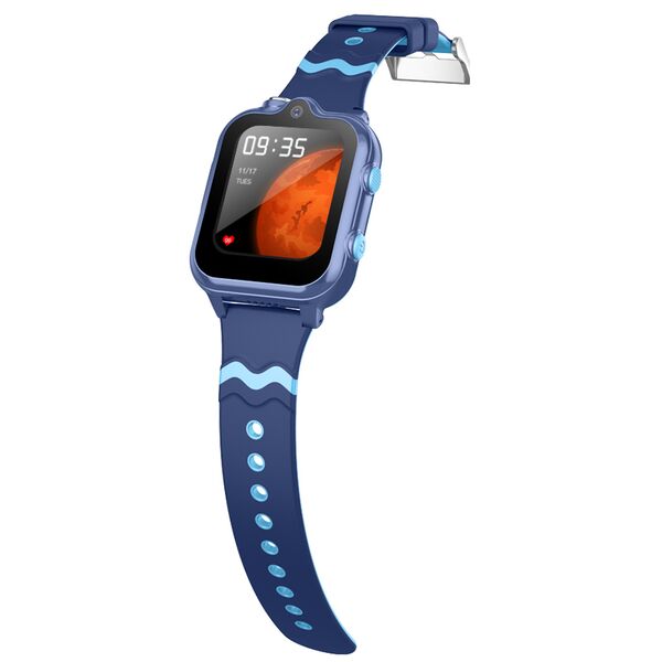 Ceas smartwatch GPS copii Wonlex KT18 PRO, Albastru, Culoare: Albastru
