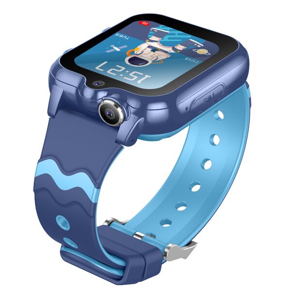 Ceas smartwatch GPS copii Wonlex KT18 PRO, Albastru, Culoare: Albastru