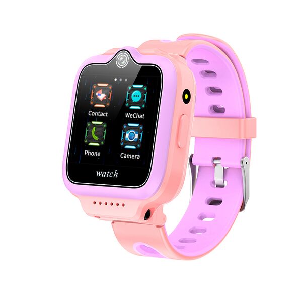 Ceas smartwatch pentru copii YQT-T30, Roz, Culoare: Roz
