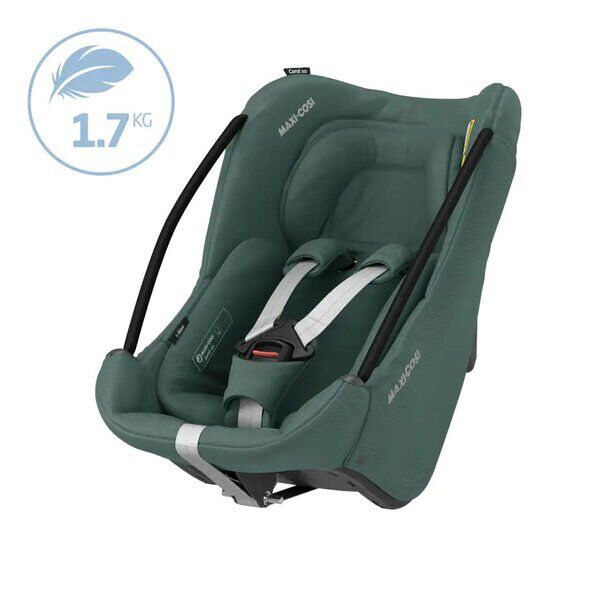 Cos Auto I-Size Maxi-Cosi Coral 360 Black Shell ESSENTIAL GREEN, Culoare: Verde
