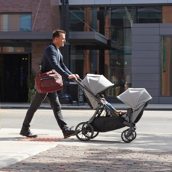 Carucior gemeni City Select Lux Port sistem 2 in 1, Culoare: Port