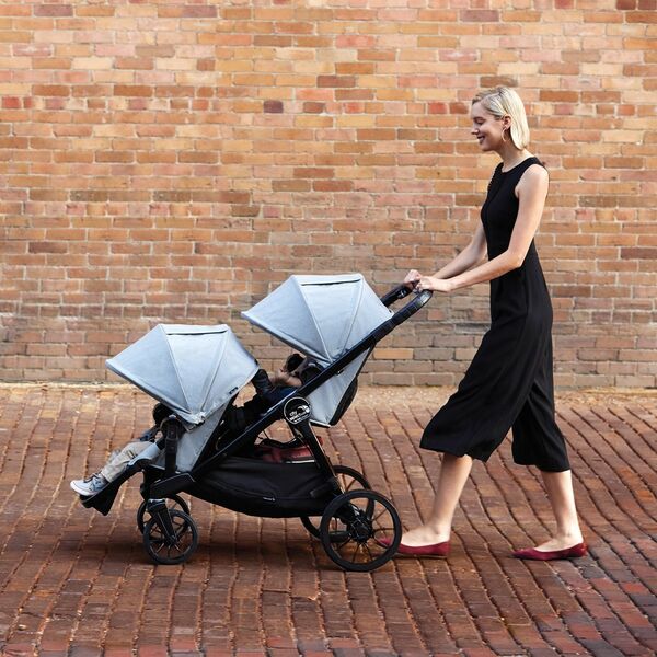 Carucior gemeni City Select Lux Port sistem 2 in 1, Culoare: Port