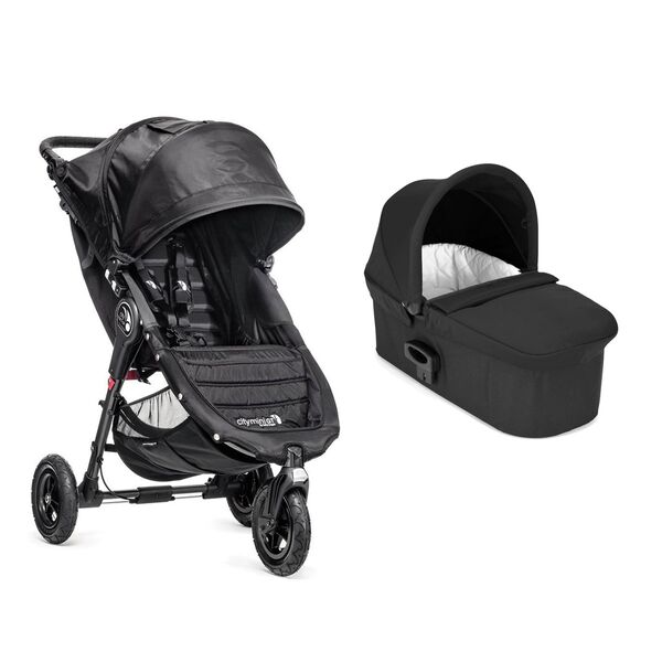 Carucior City Mini GT Black sistem 2 in 1, Culoare: Black