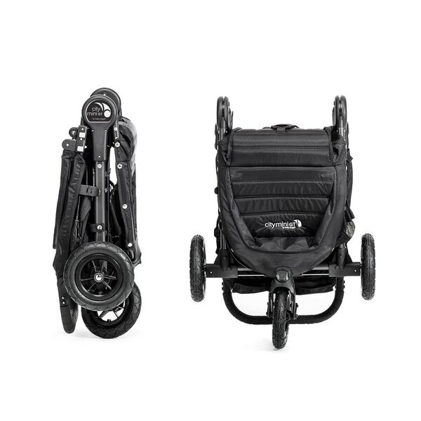 Carucior City Mini GT Black sistem 2 in 1, Culoare: Black