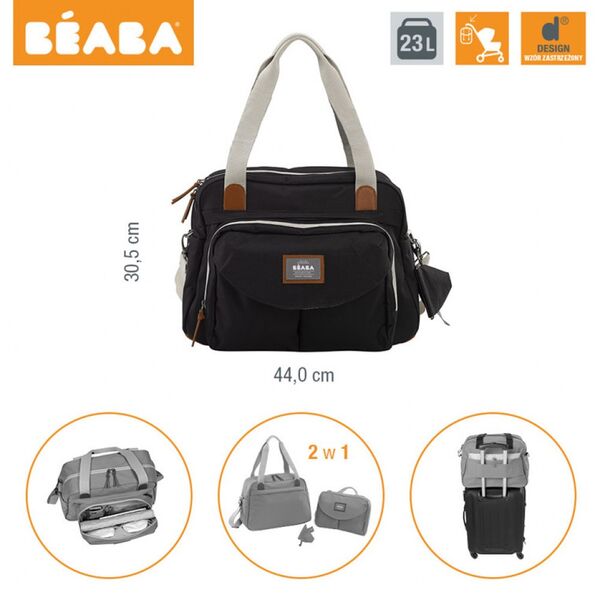 Geanta de infasat Geneva II Neagra New Color