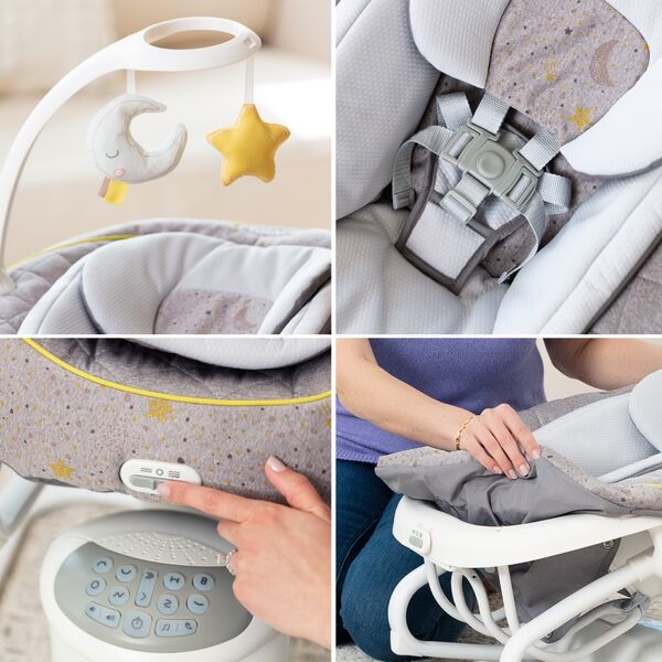 Balansoar Graco All Ways Soother Stargazer, Culoare: Stargazer