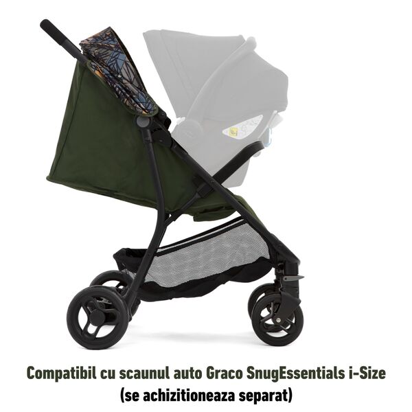 Carucior Graco Breaze Lite 2 Couture Fern, Culoare: Couture Fern
