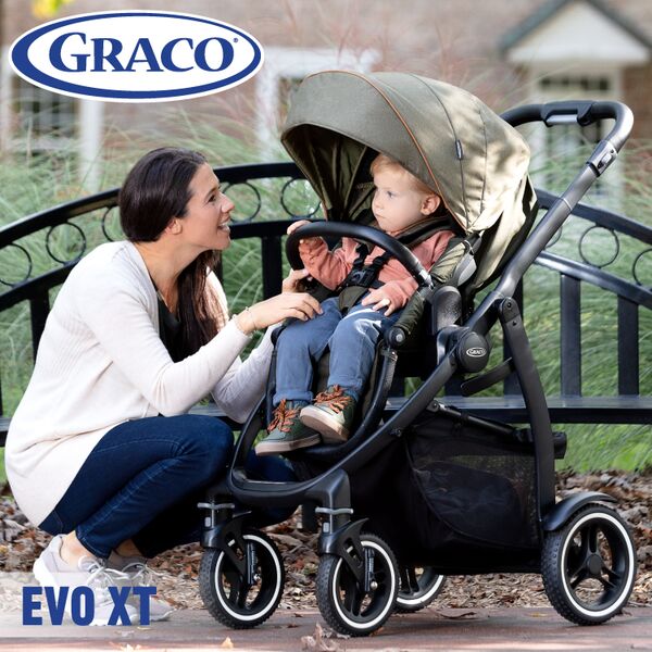 Carucior Graco Evo XT Black, Culoare: Black