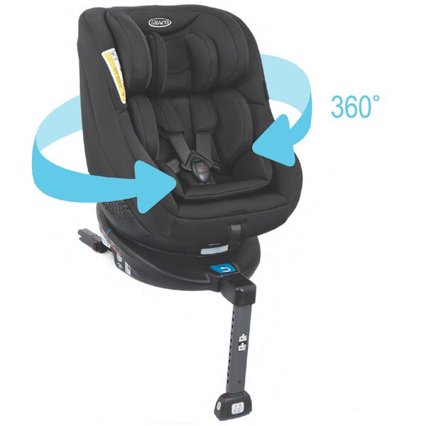 Scaun auto Rotativ 360 Graco Turn2Me Black, Culoare: Black
