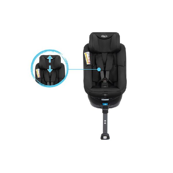 Scaun auto Rotativ 360 Graco Turn2Me Black, Culoare: Black
