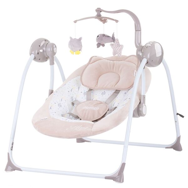 Leagan electric Chipolino Hug latte, Culoare: Bej