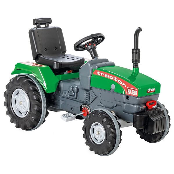 Tractor cu pedale Pilsan Super 07-294 green, Culoare: Verde