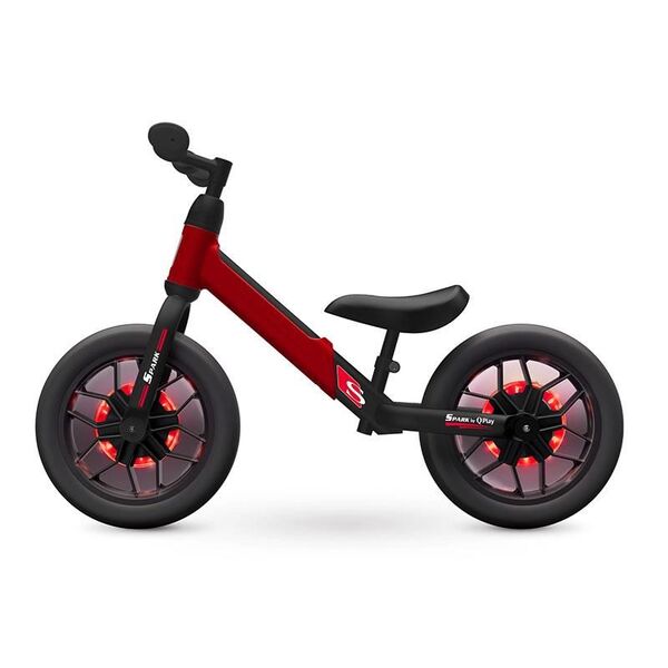 Balance bike QPlay Spark Rosu, Culoare: Rosu