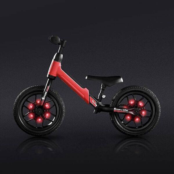 Balance bike QPlay Spark Rosu, Culoare: Rosu