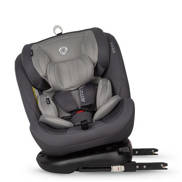 Scaun auto rotativ cu isofix grupa 0-36 kg Coccolle Nova Moonlit Grey, Culoare: Gri