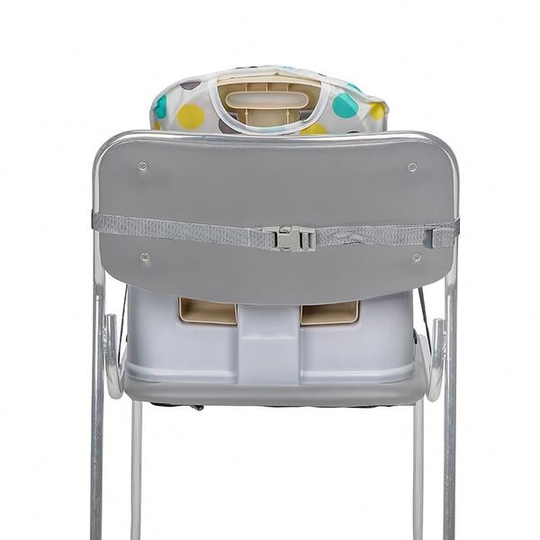 Scaun de luat masa multifunctional Coccolle Ziti Grey Stars, Culoare: Gri