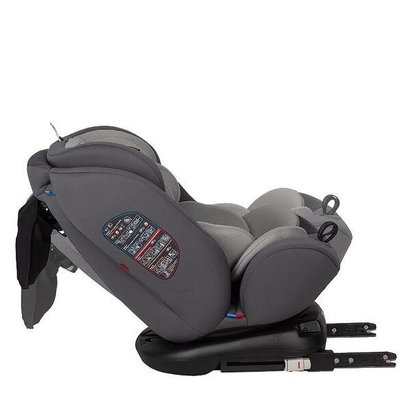 Scaun auto rotativ cu isofix grupa 0-36 kg Coccolle Nova Moonlit Grey, Culoare: Gri