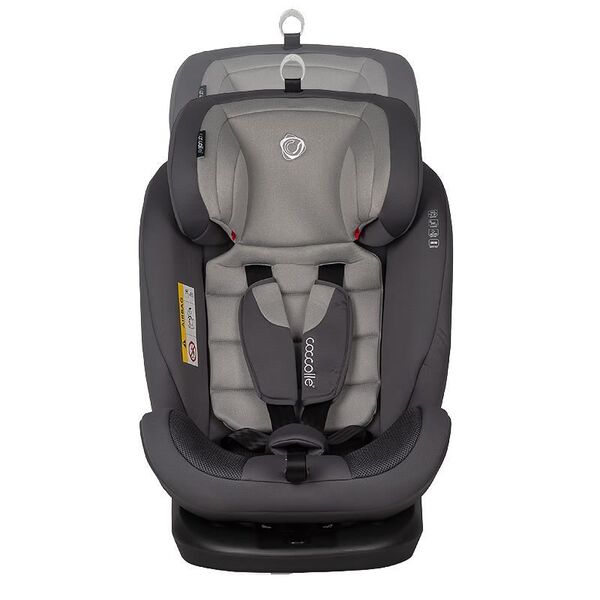 Scaun auto rotativ cu isofix grupa 0-36 kg Coccolle Nova Moonlit Grey, Culoare: Gri