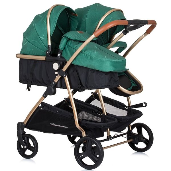 Carucior gemeni Chipolino Duo Smart 3 in 1 avocado