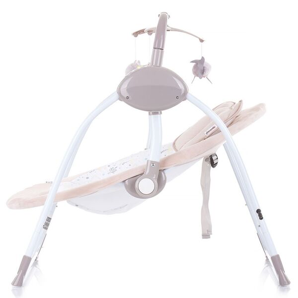 Leagan electric Chipolino Hug latte, Culoare: Bej