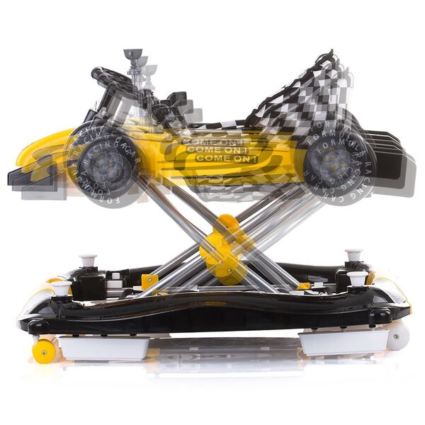 Premergator Chipolino Racer 4 in 1 yellow, Culoare: Galben
