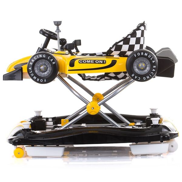Premergator Chipolino Racer 4 in 1 yellow, Culoare: Galben