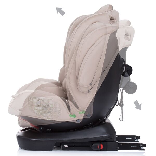 Scaun auto Chipolino 4Kid 0-36 kg humus I-Size 40-150 cm cu sistem Isofix, Culoare: Bej Scaun auto Chipolino 4Kid 0-36 kg humus I-Size 40-150 cm cu sistem Isofix, Culoare: Bej