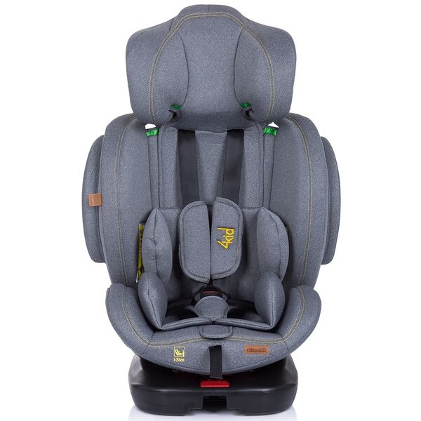 Scaun auto Chipolino 4Kid 0-36 kg platinum I-Size 40-150 cm cu sistem Isofix, Culoare: Gri Scaun auto Chipolino 4Kid 0-36 kg platinum I-Size 40-150 cm cu sistem Isofix, Culoare: Gri