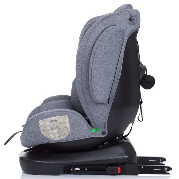 Scaun auto Chipolino 4Kid 0-36 kg platinum I-Size 40-150 cm cu sistem Isofix, Culoare: Gri Scaun auto Chipolino 4Kid 0-36 kg platinum I-Size 40-150 cm cu sistem Isofix, Culoare: Gri