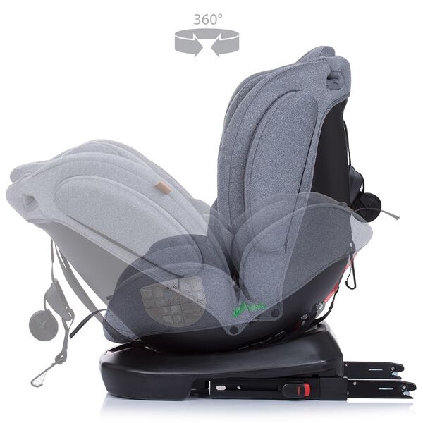 Scaun auto Chipolino 4Kid 0-36 kg platinum I-Size 40-150 cm cu sistem Isofix, Culoare: Gri Scaun auto Chipolino 4Kid 0-36 kg platinum I-Size 40-150 cm cu sistem Isofix, Culoare: Gri