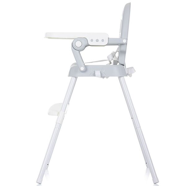 Scaun de masa Chipolino Bonbon 3 in 1 glacier, Culoare: Gri deschis