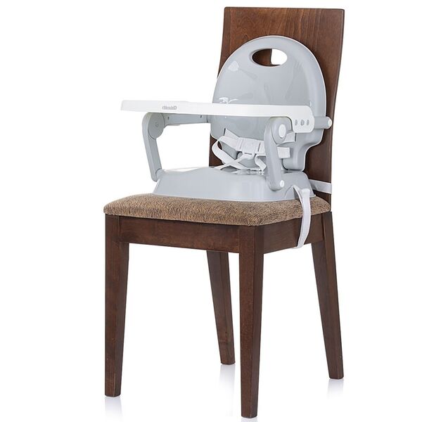 Scaun de masa Chipolino Bonbon 3 in 1 glacier, Culoare: Gri deschis
