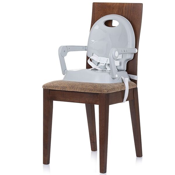 Scaun de masa Chipolino Bonbon 3 in 1 glacier, Culoare: Gri deschis