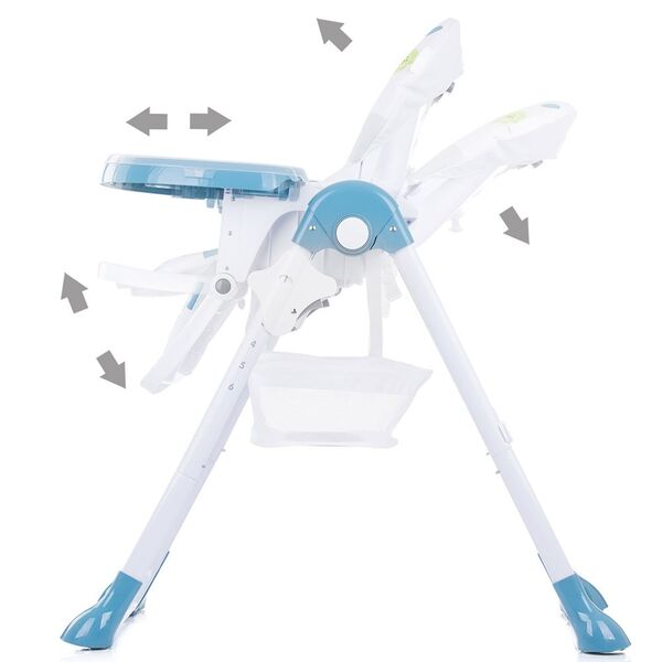 Scaun de masa Chipolino Maxi atlantic, Culoare: Albastru