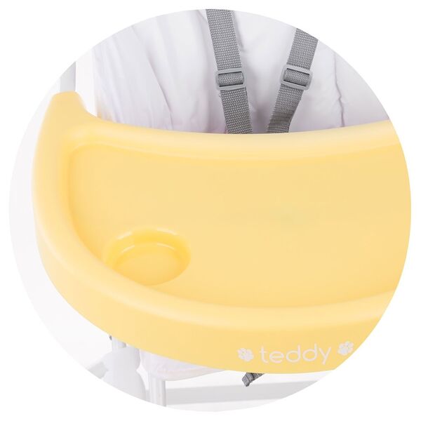 Scaun de masa Chipolino Teddy banana, Culoare: Galben