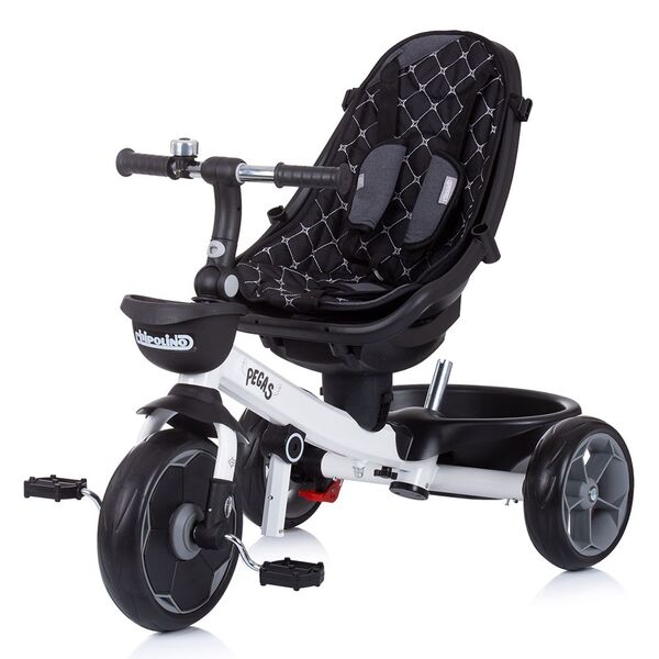 Tricicleta Chipolino Pegas cu sezut reversibil anthracite, Culoare: Gri inchis