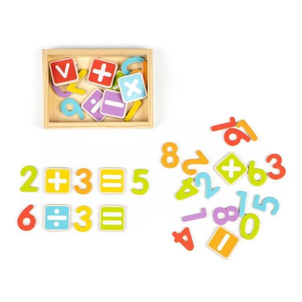 Set cu cifre si litere magnetice Ecotoys ESC-01834