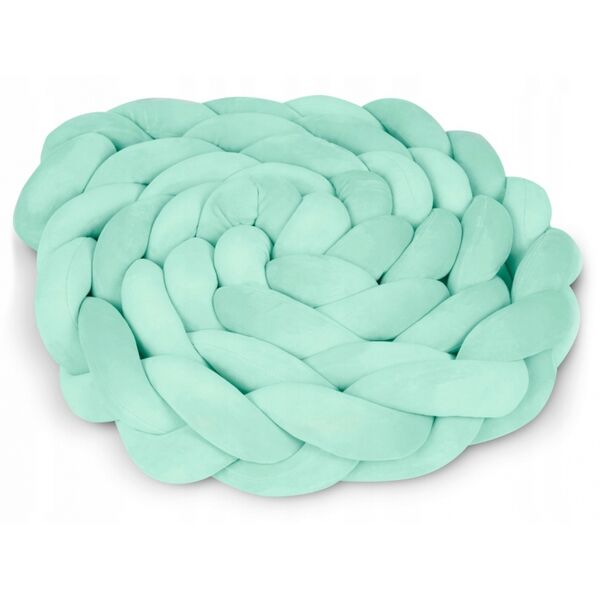 Protectie laterala pentru patut, impletita, 3 M, Ricokids 722112 - Mint