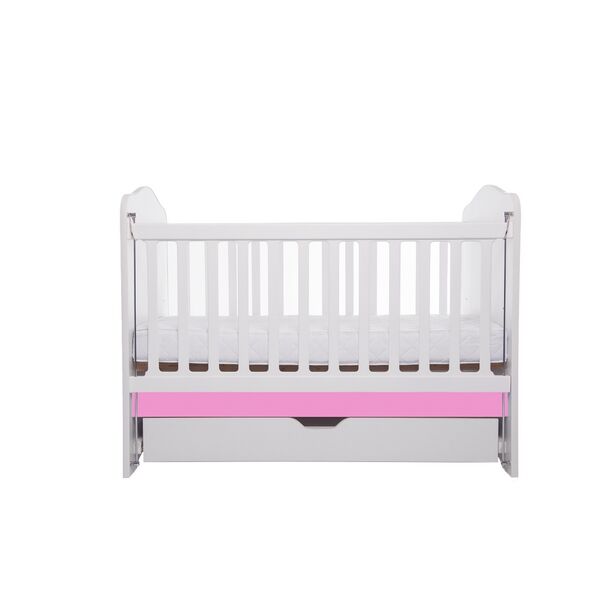 Patut VESSANTI Como culisant cu sertar - Alb cu Roz