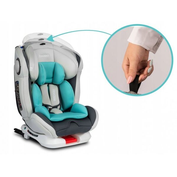Scaun auto 0-36 kg cu Isofix Ricokids Spinway Pro 7112 - Turcoaz