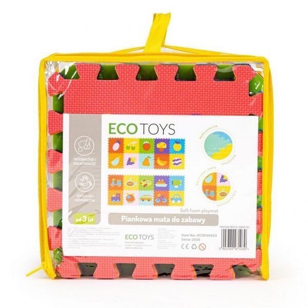 Salteluta educationala puzzle ECOEVA003, 20 de elemente