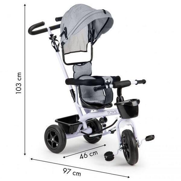 Tricicleta Ecotoys BW-212 - Gri