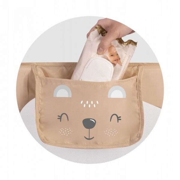 Bariera de pat Ricokids 150 x 42 x 35 cm - Bej
