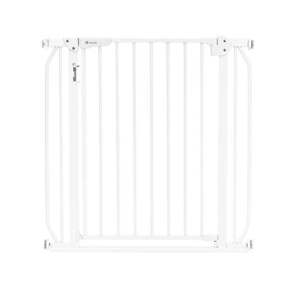 Lionelo - Poarta de siguranta prin presiune Truus Slim Led , Cu lumina Led cu senzor, 105 cm, Conform cu standardul european de securitate EN1930, Alb