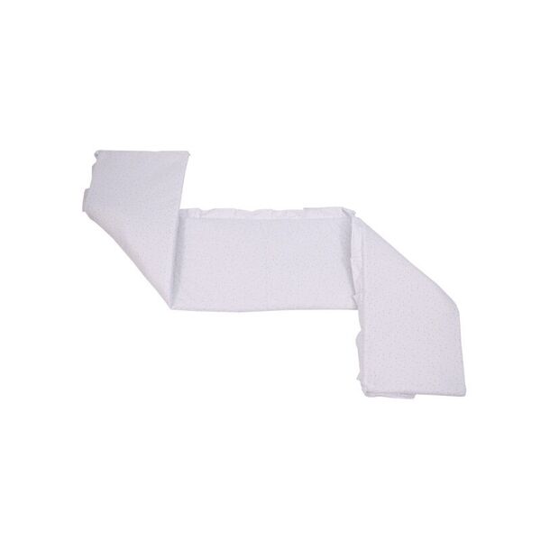 Babyneeds - Aparatoare laterala pentru patut 120x60 cm, Cu umplutura antialergica, Dimensiune 180 x 32 cm, Little Stars Verde