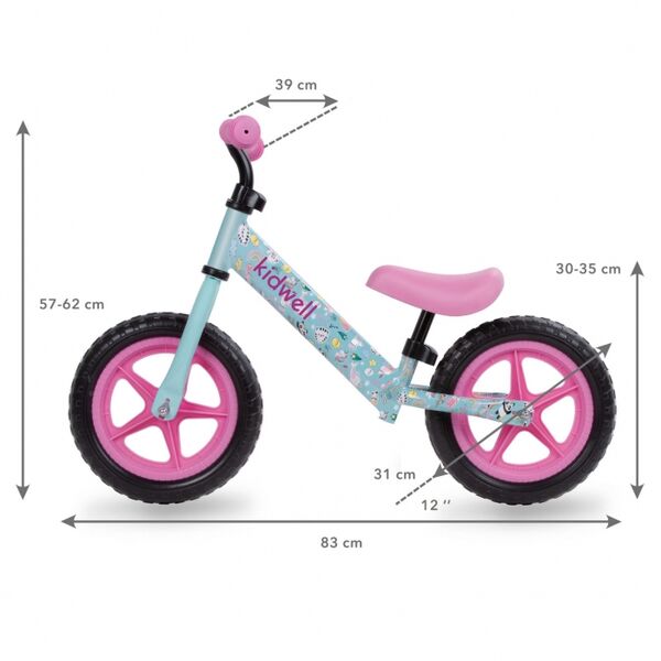 Bicicleta fara pedale Kidwell Rebel Funny Land