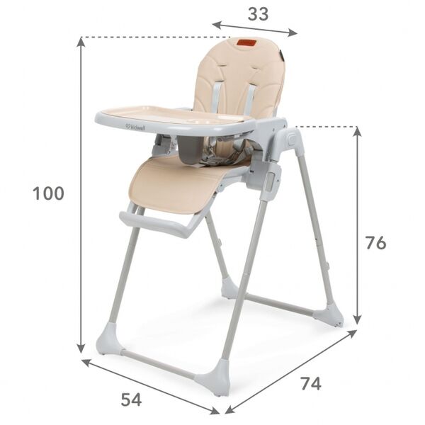 Scaun de masa multifunctional Kidwell BENO - Beige