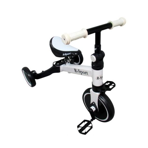 Bicicleta multifunctionala 4 in 1 cu pedale detasabile P8 R-Sport - Alb