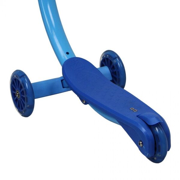 Trotineta Zipster Albastra cu roti LED